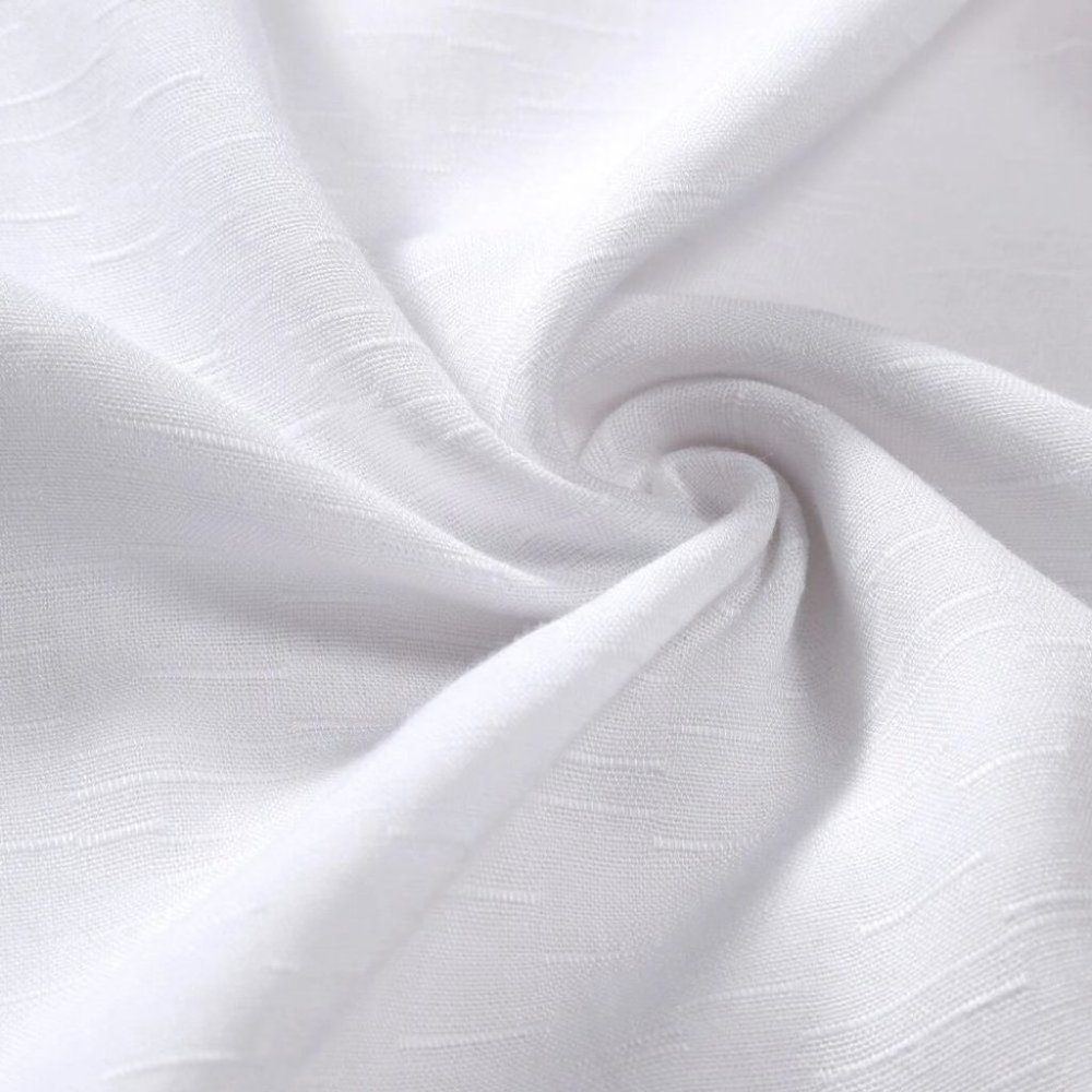 White Men's Collared Shirt Casual - Picture 5 of 6